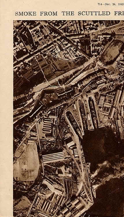 烽火问鼎计划  📷 1942年11月27日，法国海军90%的舰艇在土伦被自沉，