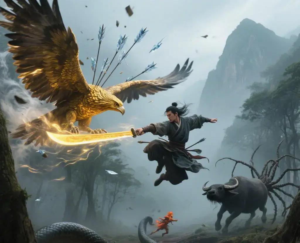 在经武星脉深处，林阳被三头强大灵兽追杀逃命，却误闯禁地，直接撞上数百头星猫族。