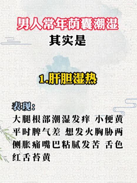 男性下焦潮湿的常见原因与中医调理思路