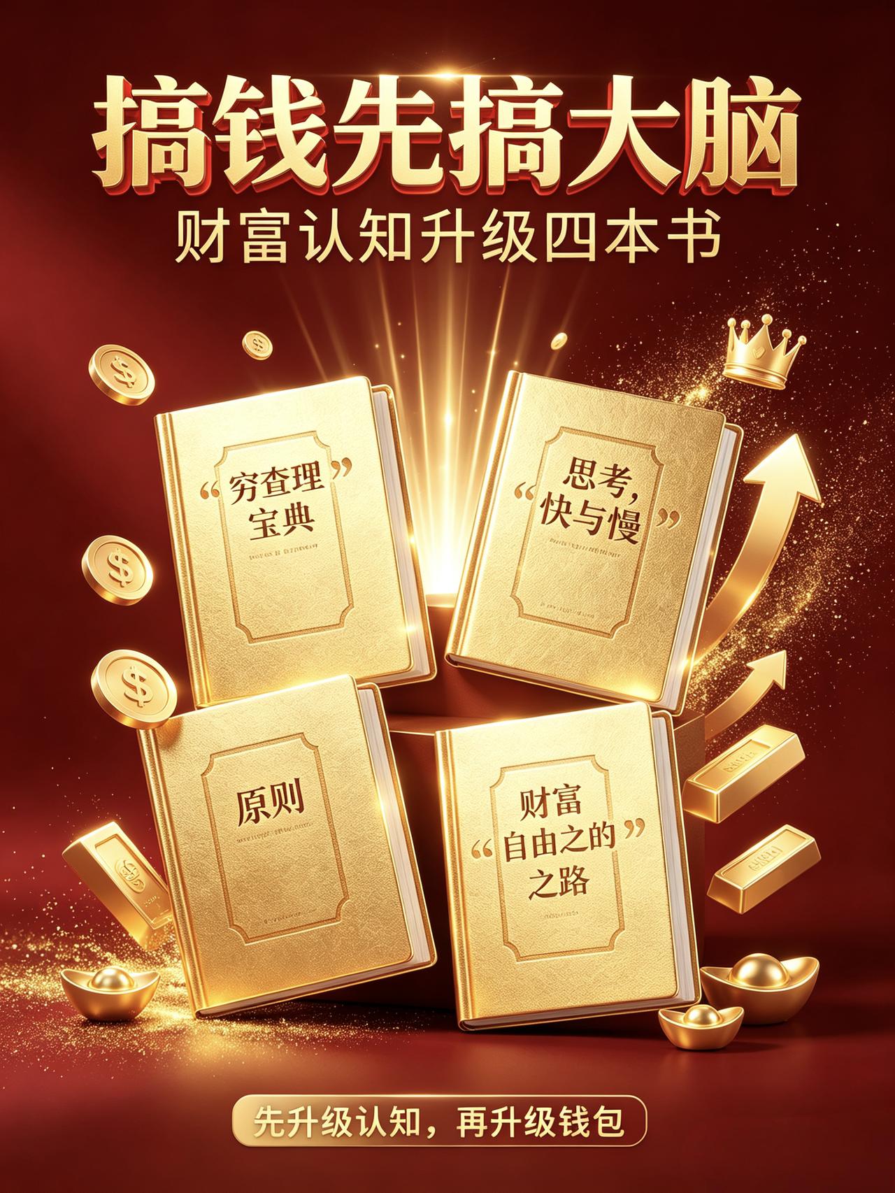 想要搞钱，先升级你的财富认知
真正拉开人与人差距的，往往不是努力，而是认知。推荐