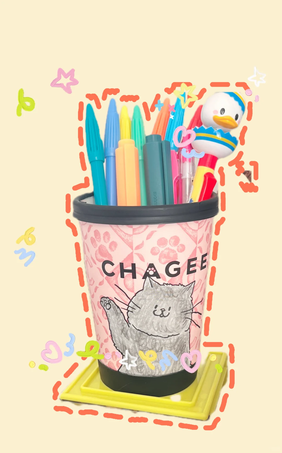 霸王茶姬笔筒改造｜有手就会