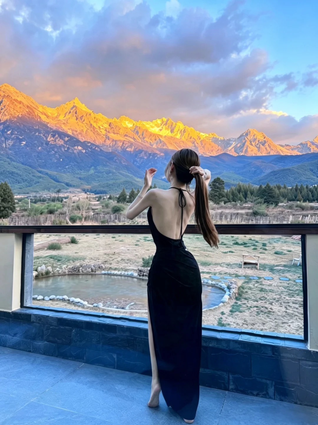 神山的光，落在你背✨