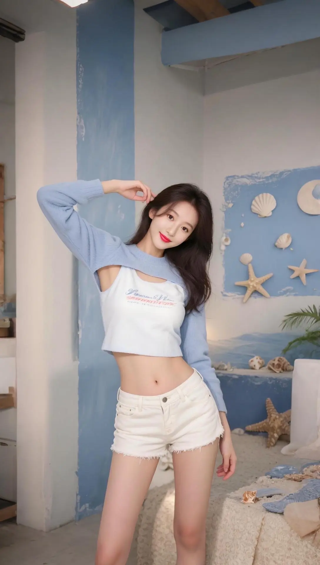 AI海风情侣照 随变ai随便玩