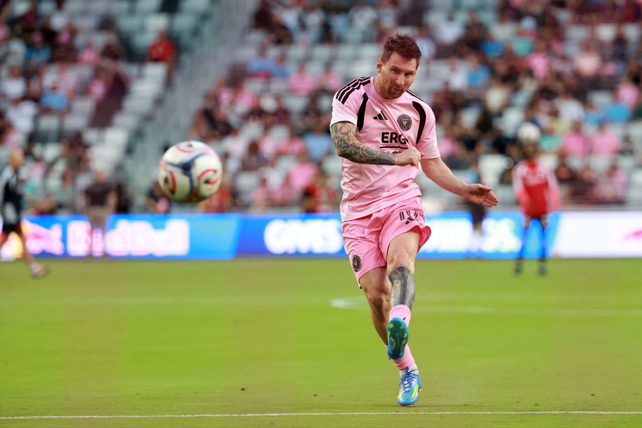 梅西热身梅西迈阿密国际vs纽约红牛