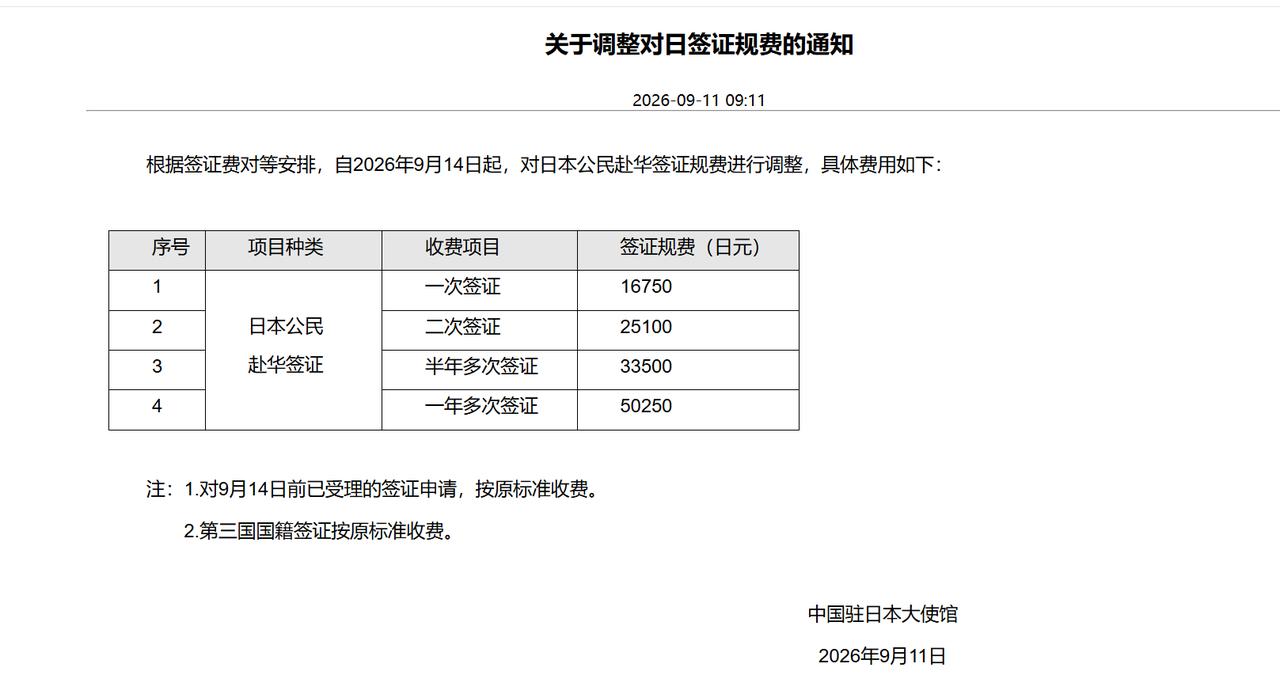 对日本国，该有的礼节，坚决不能少；来而不往，非礼也！中国驻日大使馆最新公布：自 