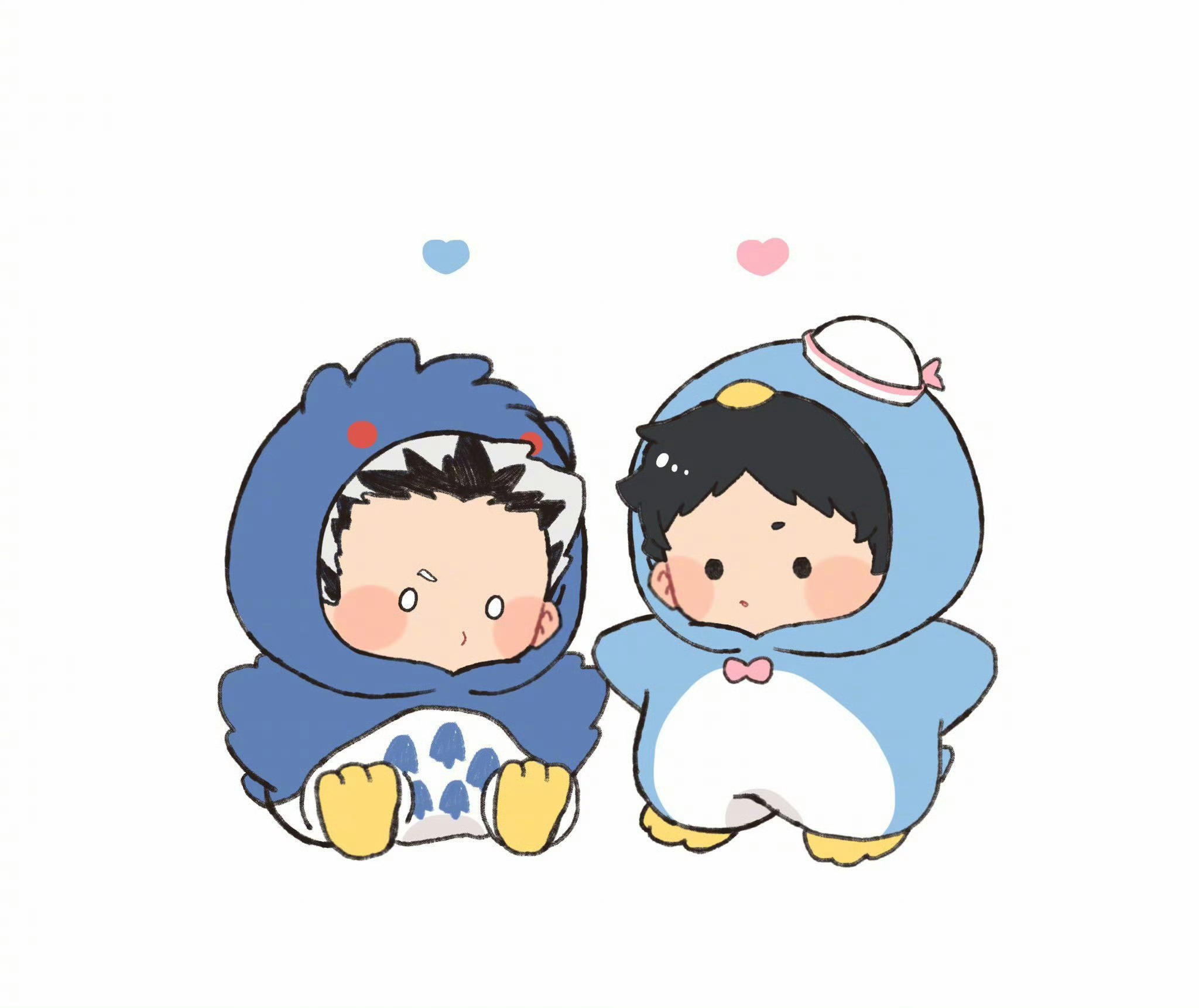 #排球少年# Q版の小排球人员们简直太萌啦(〃'▽'〃)我要被萌晕了[awsl]