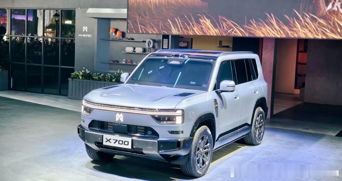 东风猛士新X700作为猛士全新X系列的首款车型，更亲民的价格，把“方盒子”造型、