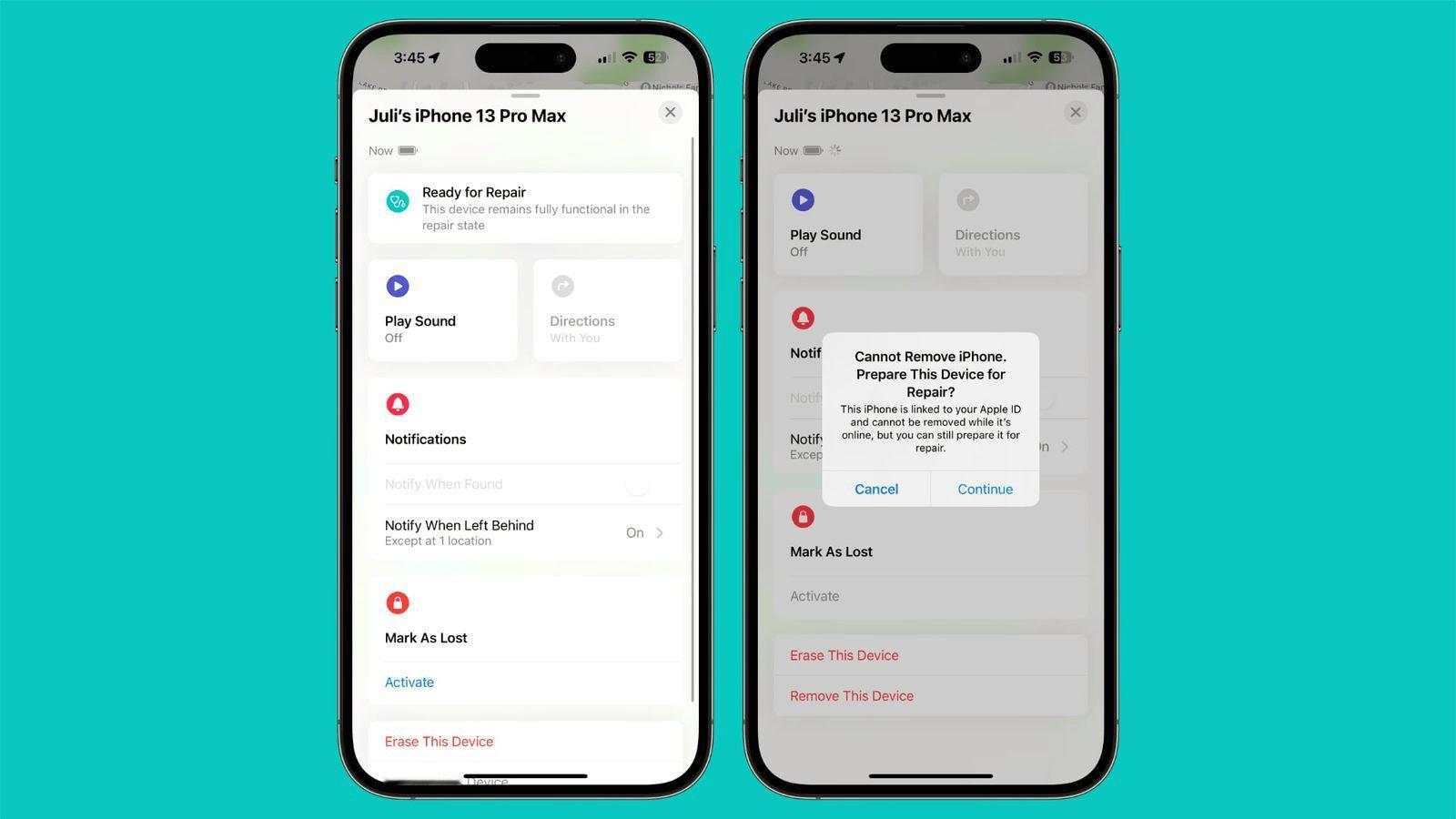 苹果公司在 iOS 17.5 版本中添加了一个名为“维修状态”的新功能，设计用于