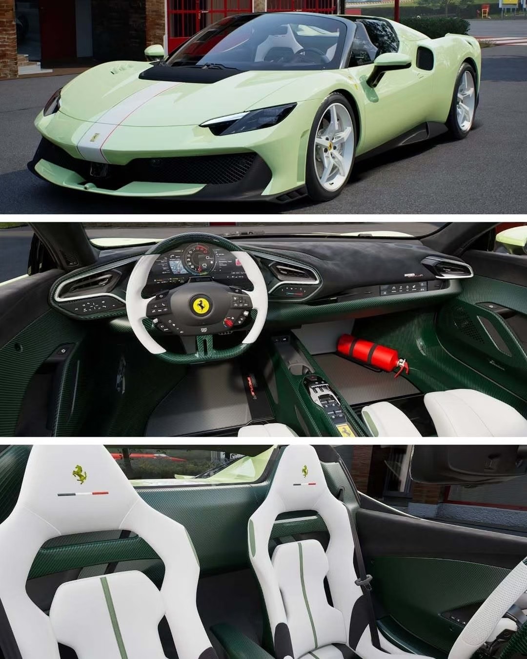 法拉利(ferrari) 296 Speciale Aperta配色参考近期想入