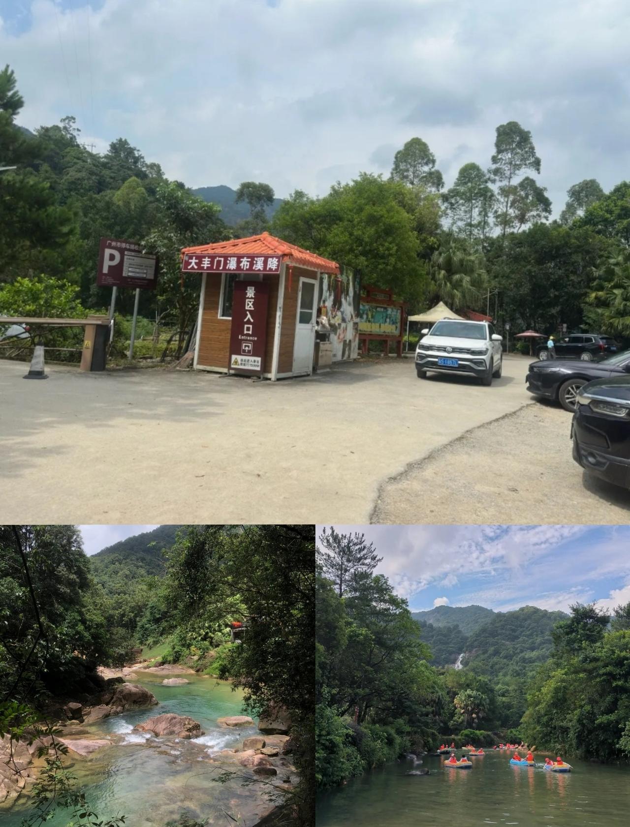 🌳两岸全是绿油油的森林，像闯进了现实版绿野仙踪！空气里都是清凉的负离子，晒黑的