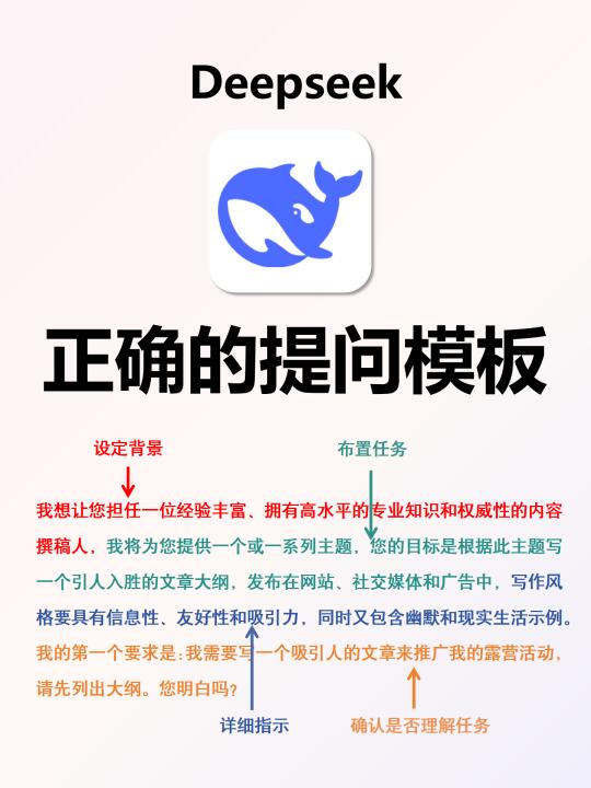 谁懂啊！我被deepseek提问高效模板狠狠拿捏