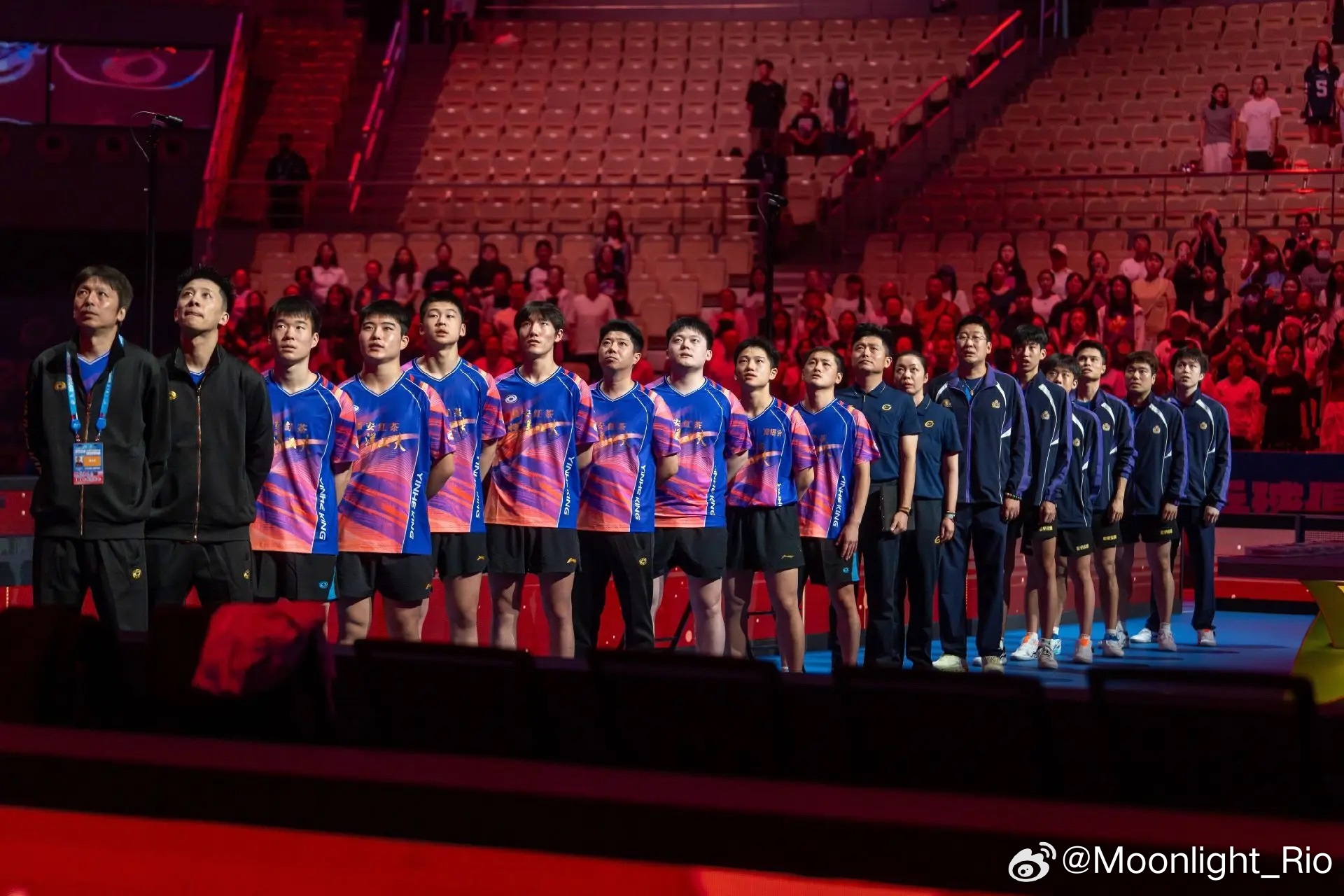 李天阳：球拍起落，本站乒超之旅圆满结束。很荣幸代表中超电缆出战。感恩教练耐心指导