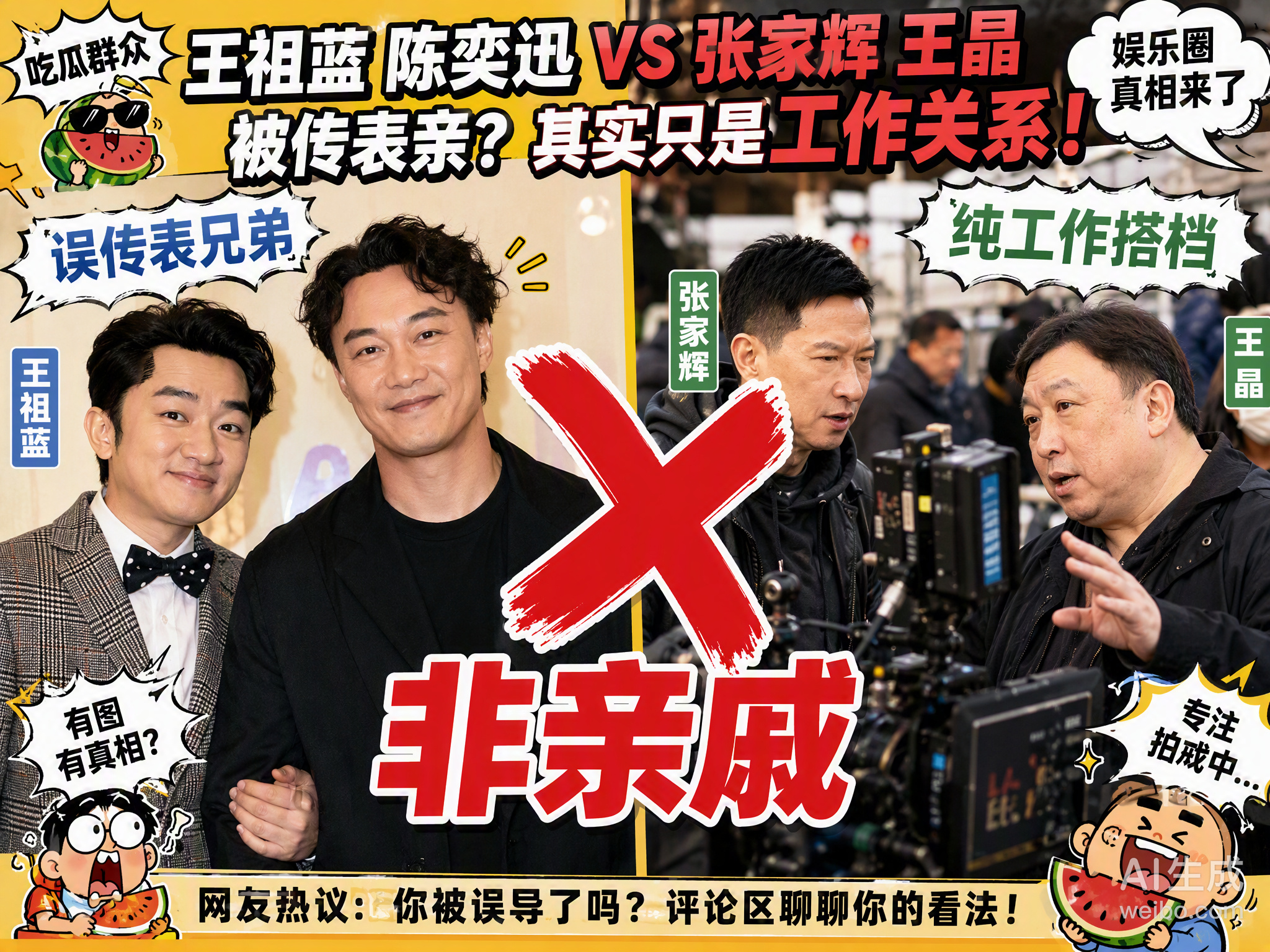 内娱这圈子里，亲戚关系传得比剧情还精彩。有些是真金白银的血缘，有些纯粹是长得像被