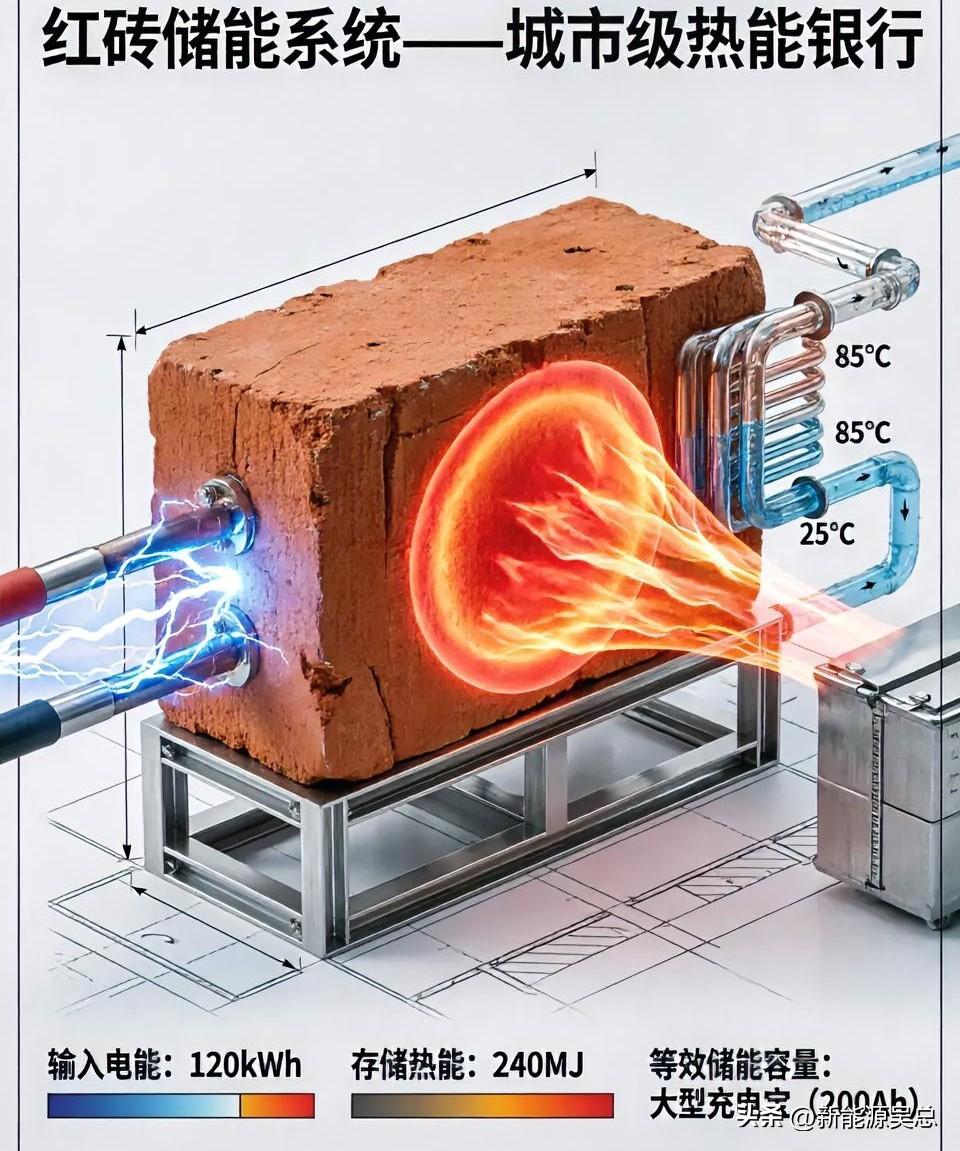 红砖储能（储热）全球落地速览
 
红砖储能/储热已进入全球规模化商用阶段。海外：