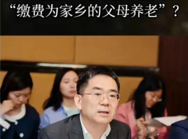建议你别再建议了！有专家建议让年轻人缴费为家乡父母养老，中国社会科学院经济研究所