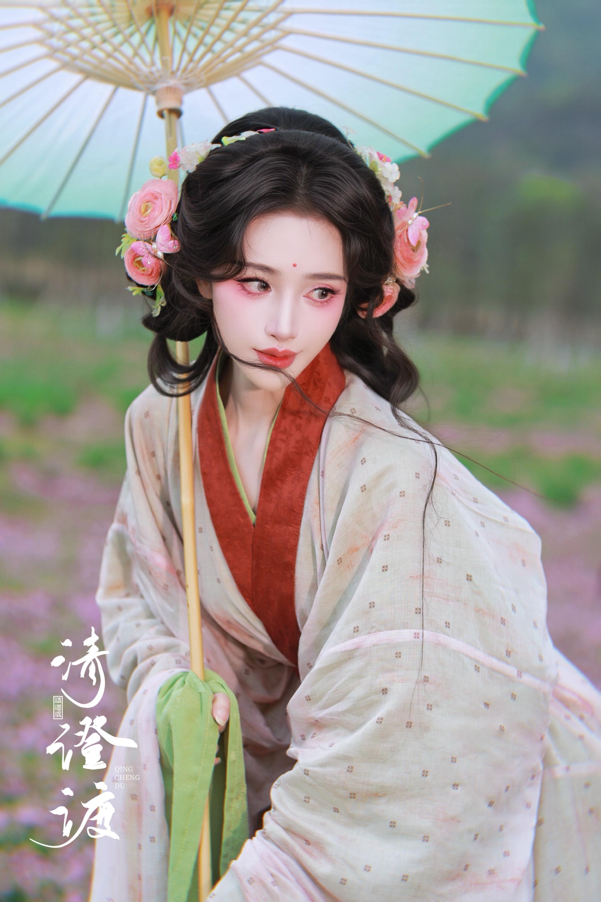 小清新拍一个战国袍。