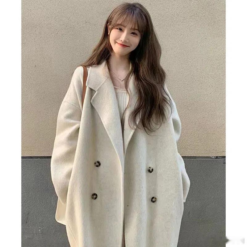 🍃高级感毛呢外套女，多色选择#穿搭[超话]# ​​​