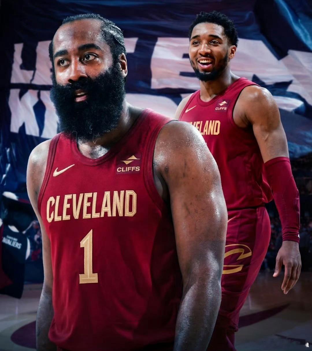 快船将哈登交易至骑士，得到加兰和2026年次轮签！骑士最新首发：哈登、米切尔、泰