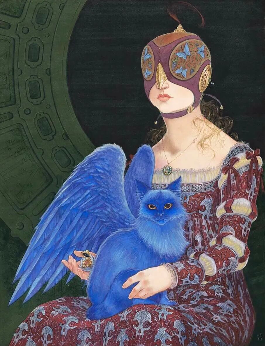 Malene Laugesen 幽蓝水雾下的暗黑幻梦，温柔，又细思诡谲👻 