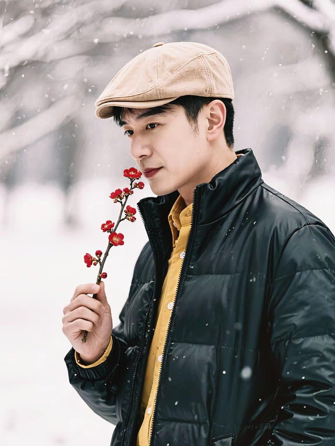 AI雪景特写写真 随变ai随便玩