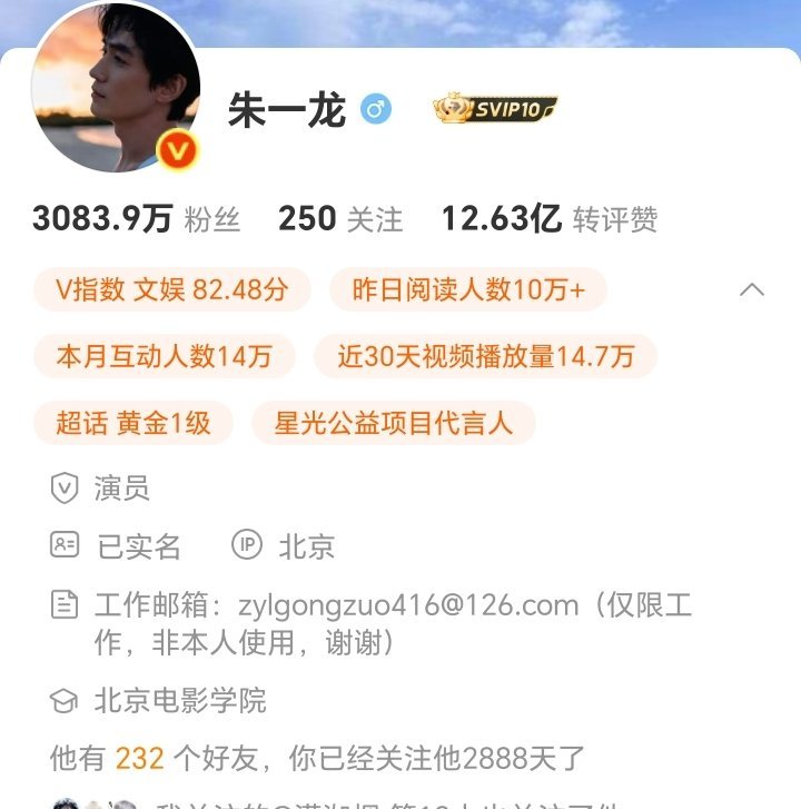 2888天，646天，八年了，从数据女工到佛性追星，现在只买代言，看电影/看比赛