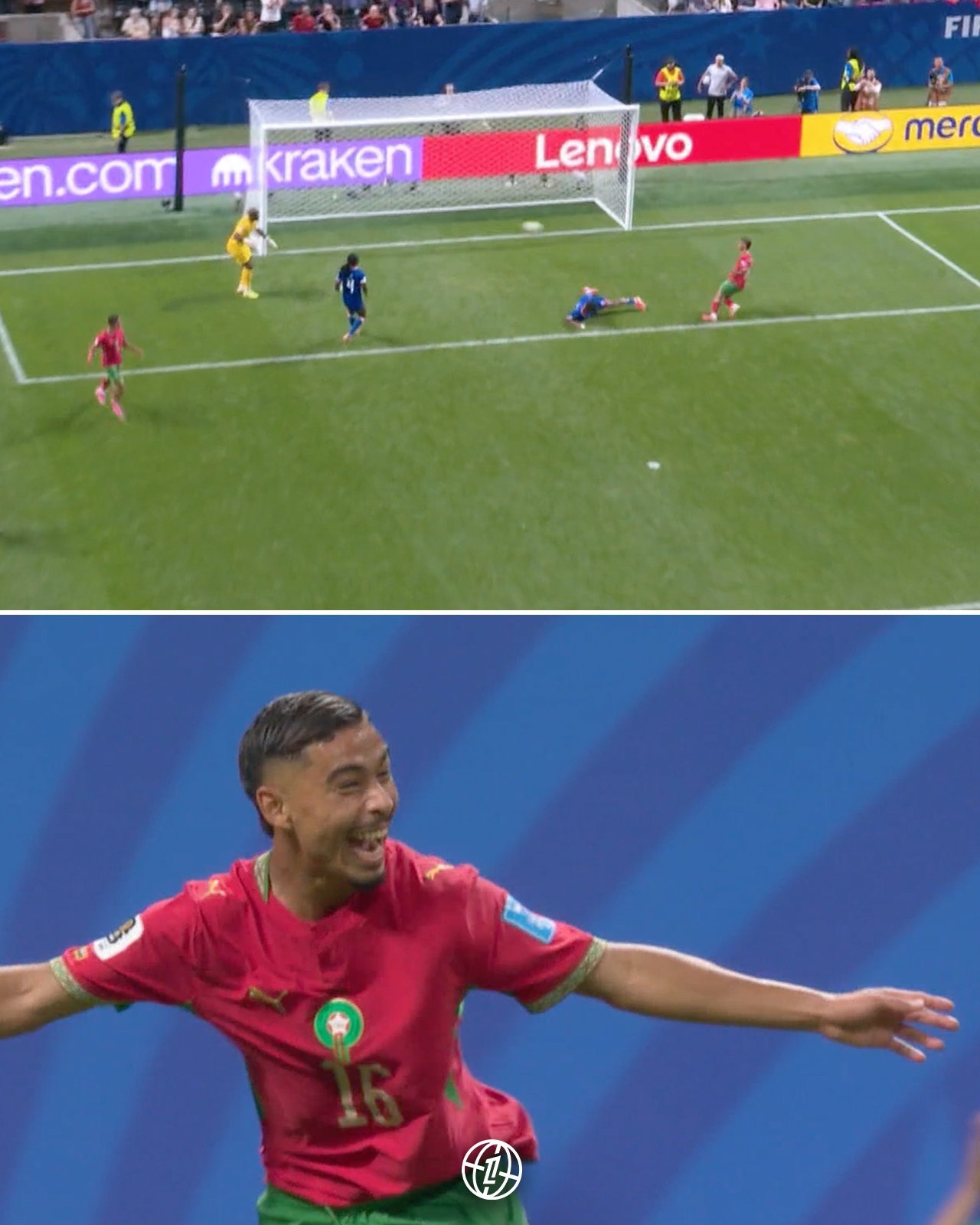 🇲🇦⚽️ 恭喜斯特拉斯堡前锋亚辛收获首粒世界杯进球！法甲 法甲联赛 世界杯 