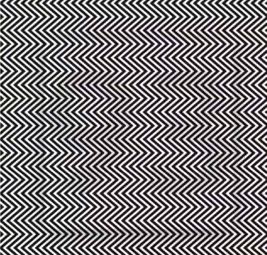 你能看到哪几个数字？这种图叫“头摇错觉”。黑白相间的锯齿线条会在我们的视觉中形成