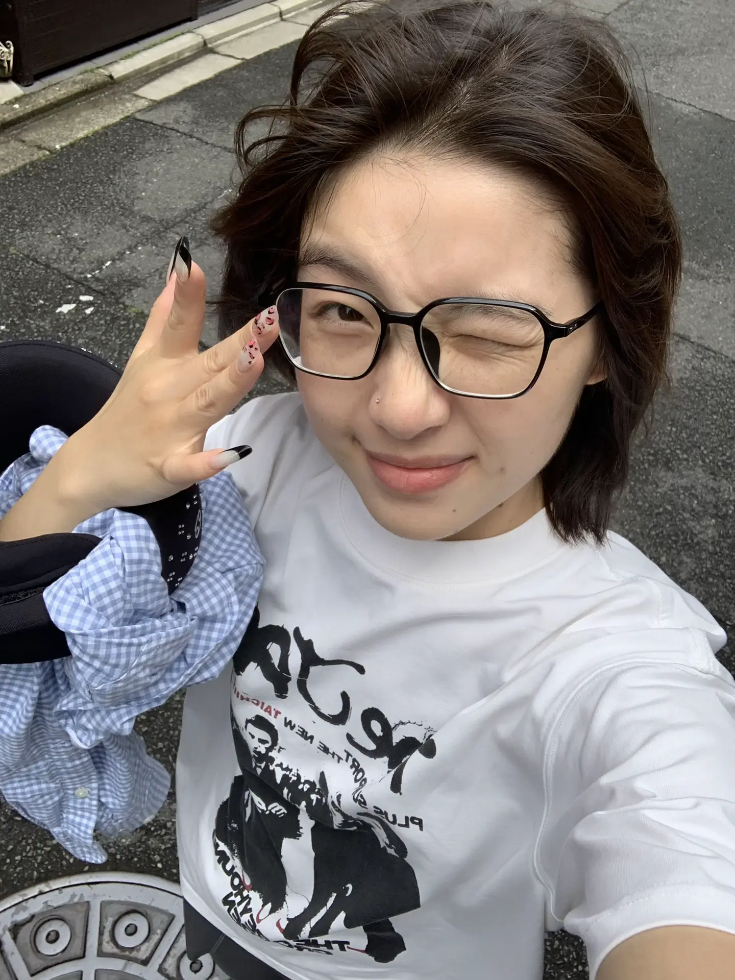 差点摔了