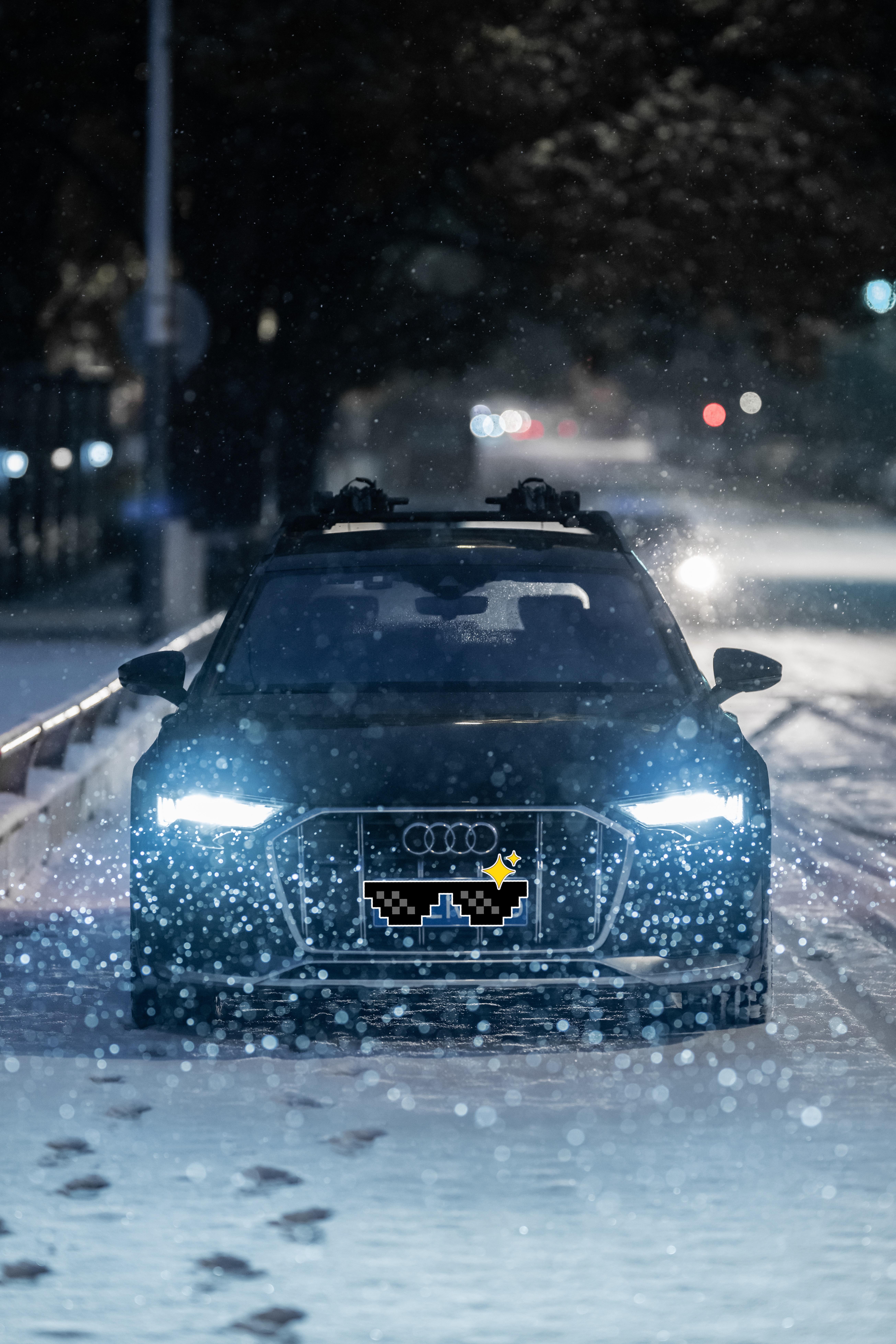 今天貌似南京的雪很出圈  车友发来的照片，A6 allroad这姿态真好。汽场全