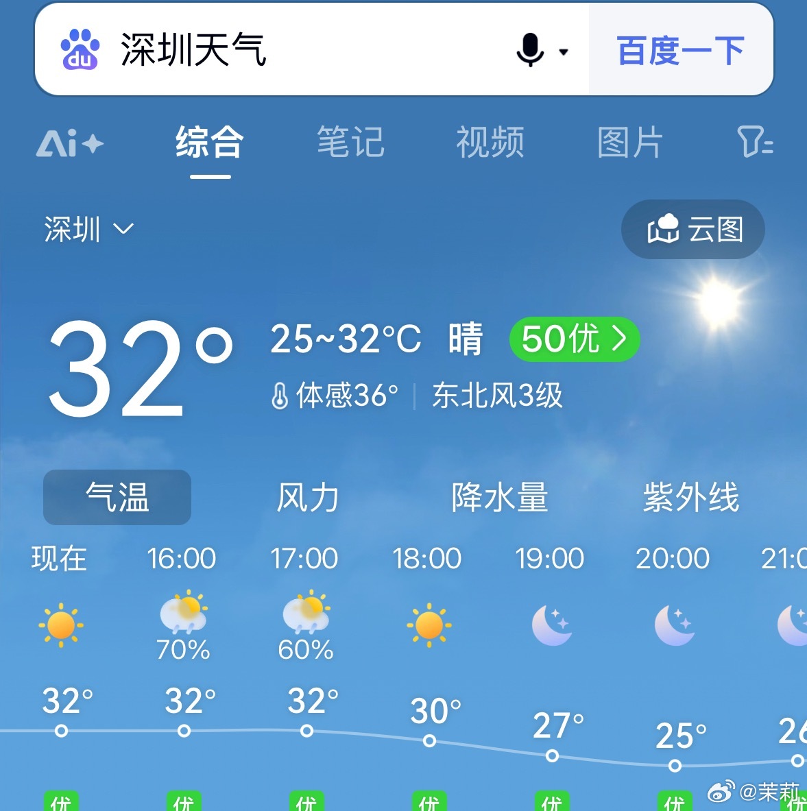 深圳新鹏城[超话]北方都入秋了广东还在热着北方已经开启入秋模式，深圳依旧热得很，