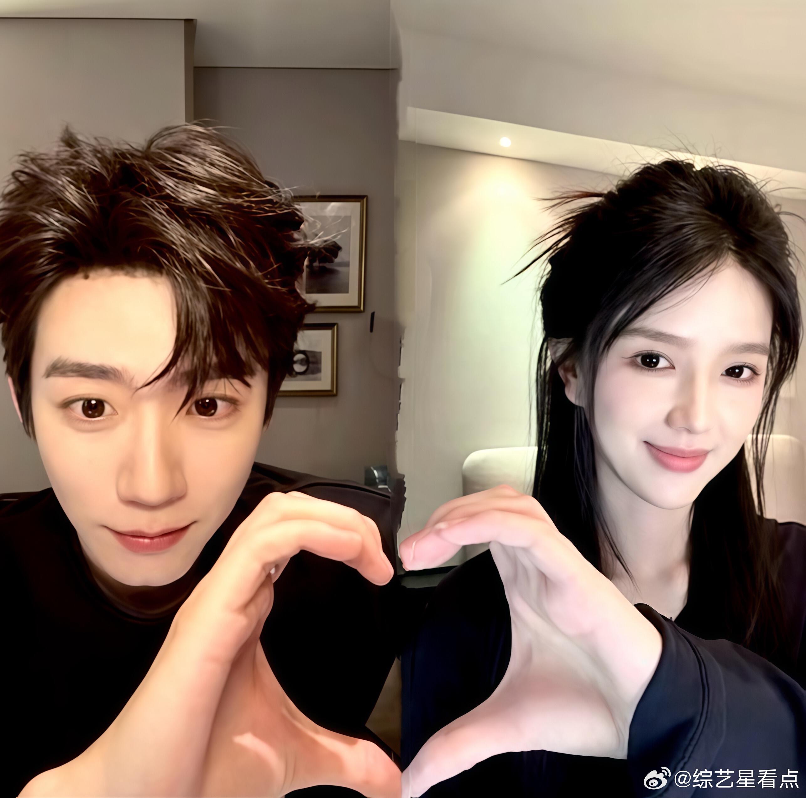 李卿说喻钟黎真漂亮李卿喻钟黎隔空比心互戳脸 逐玉里两人拉扯试探，剧外李卿喻钟黎互