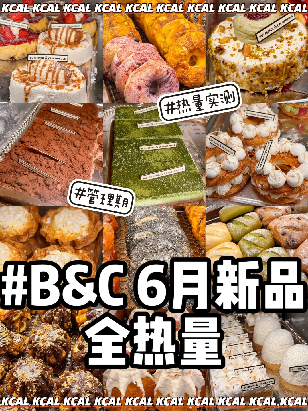 B&C🍫黄油&面包🥨188款面包拆解‼BC热量测评