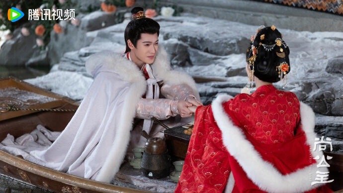 孟子义李昀锐《尚公主》情人节剧照🈶 