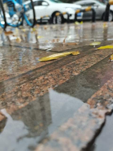 七律·雨来消暑
