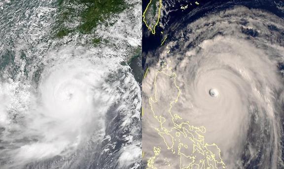 生死对决：1713天鸽VS1822山竹
生活需要分享欲 一山更比一山高 海气相互