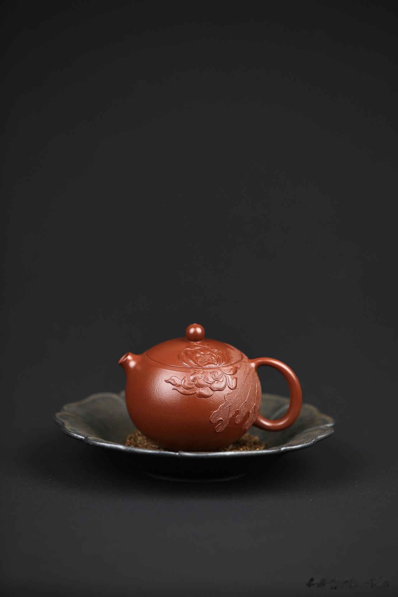 西施｜满工堆绘｜全手工｜研高作品
              ｜原矿朱泥｜容量1