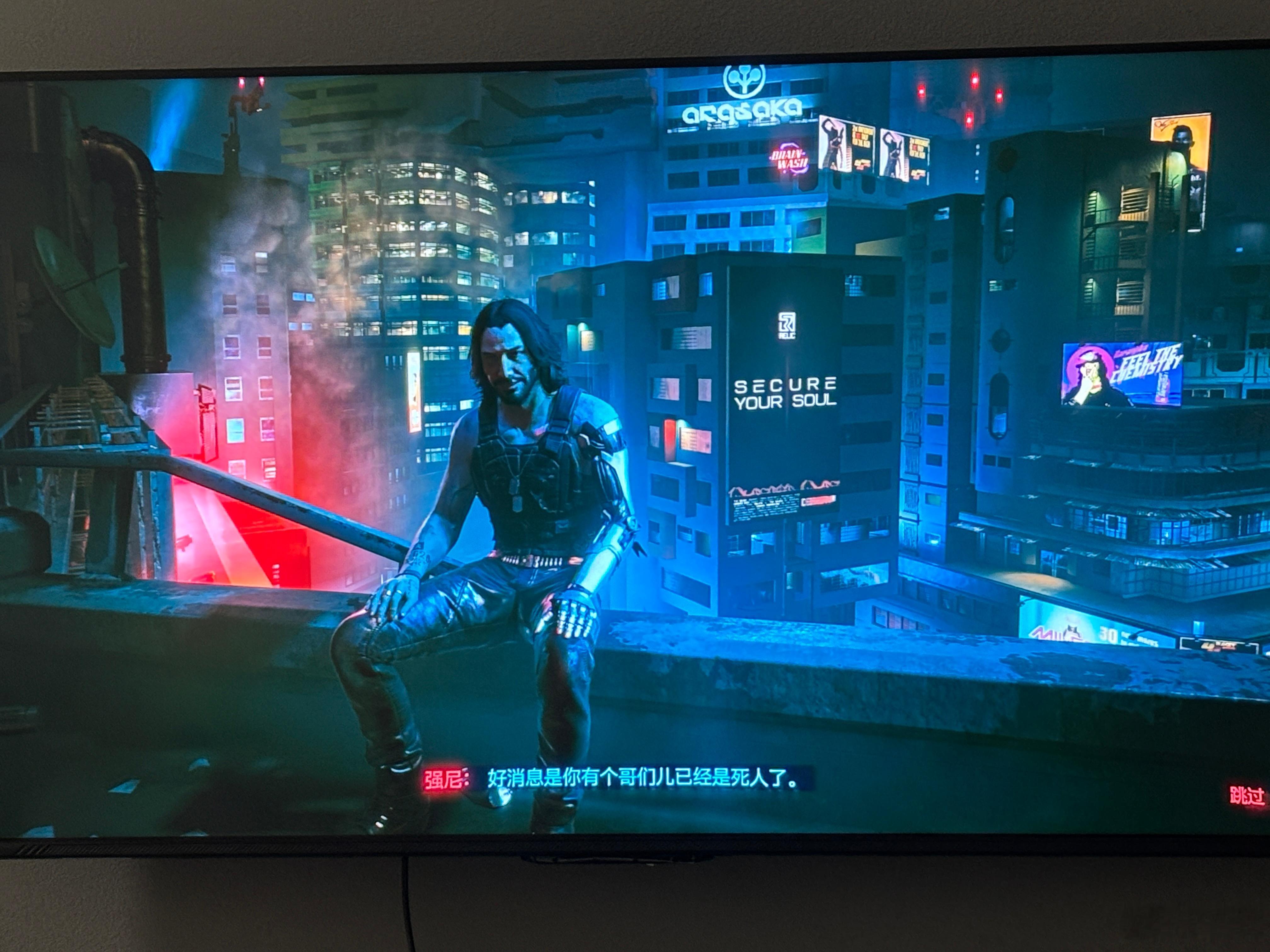 赛博朋克2077通关，再见了夜之城！以我残躯化烈火，把身体送给强尼了，我本来没想