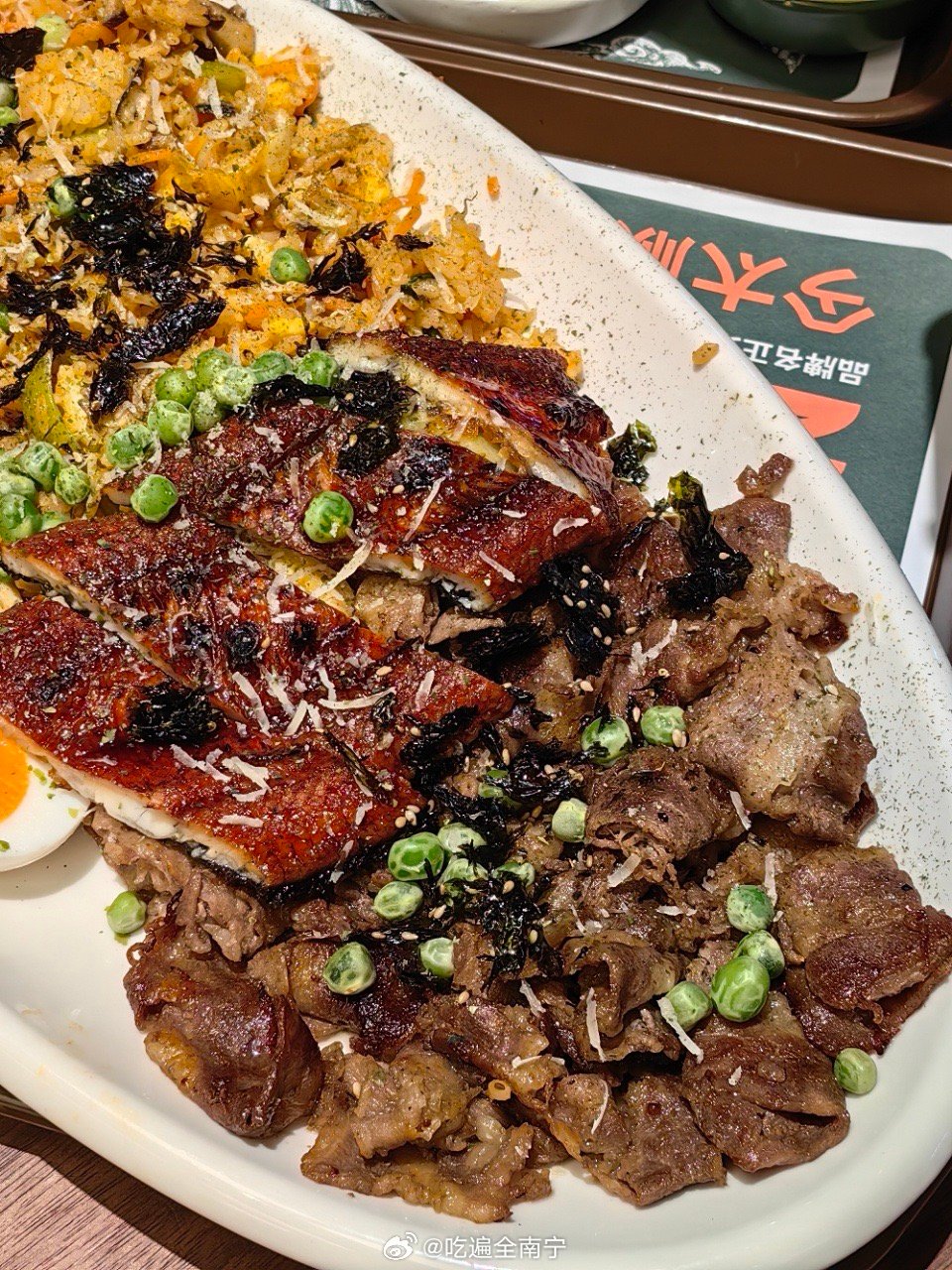 鳗鱼饭算是吃爽了厚厚嫩嫩的鳗鱼和肥牛双拼！ 吃遍南宁[超话]  南宁美食[超话]