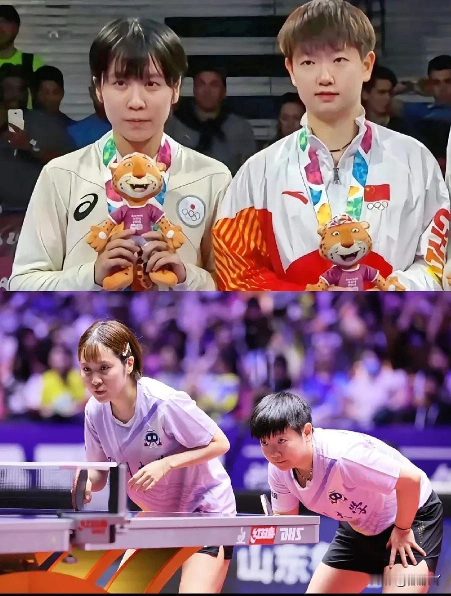 平野美宇成了乒坛所有人羡慕的对象
孙颖莎平野美宇两人从对手变成队友
感受到了时间