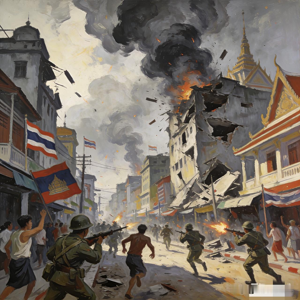 一场战争的发生，证明特朗普的调停失败了。亚洲泰国柬埔寨打了好几天，也不见特朗普有