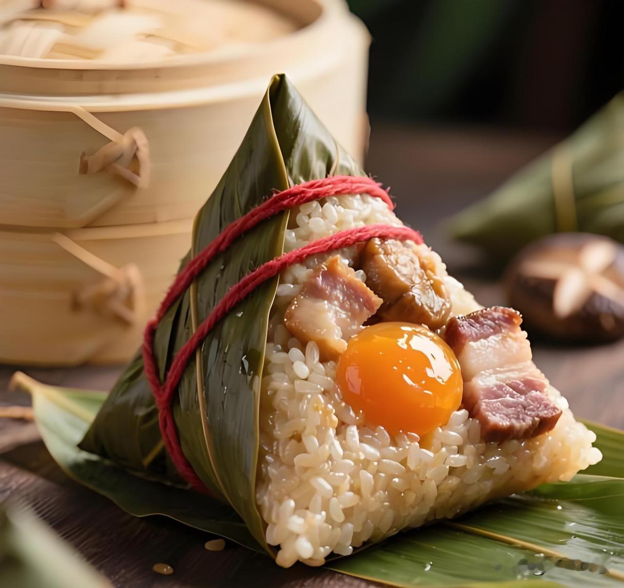 前天，我陪村里的大嫂去买包粽子的材料，她问我喜欢什么馅料的粽子？我说喜欢吃有花生