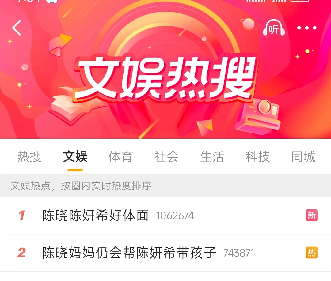最新热搜陈晓陈妍希好体面，热一了，把陈晓妈妈，性格，星座，基因黑了一遍，甚至不到