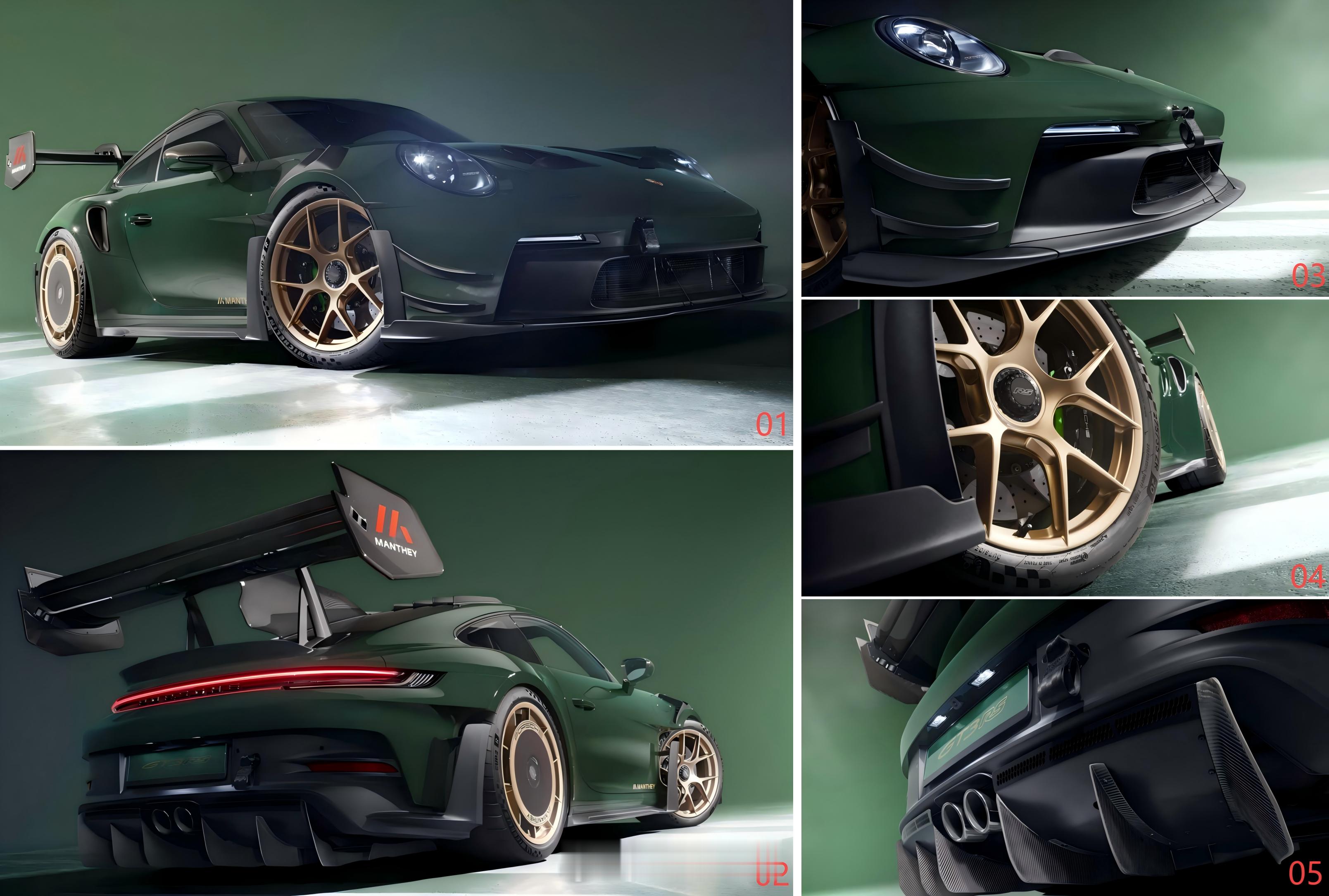 保时捷911 GT3 RS Manthey Racing升级版  保时捷911 