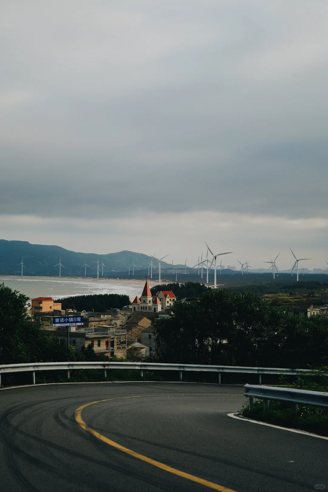 11月的平潭 一个人看了沉着的海