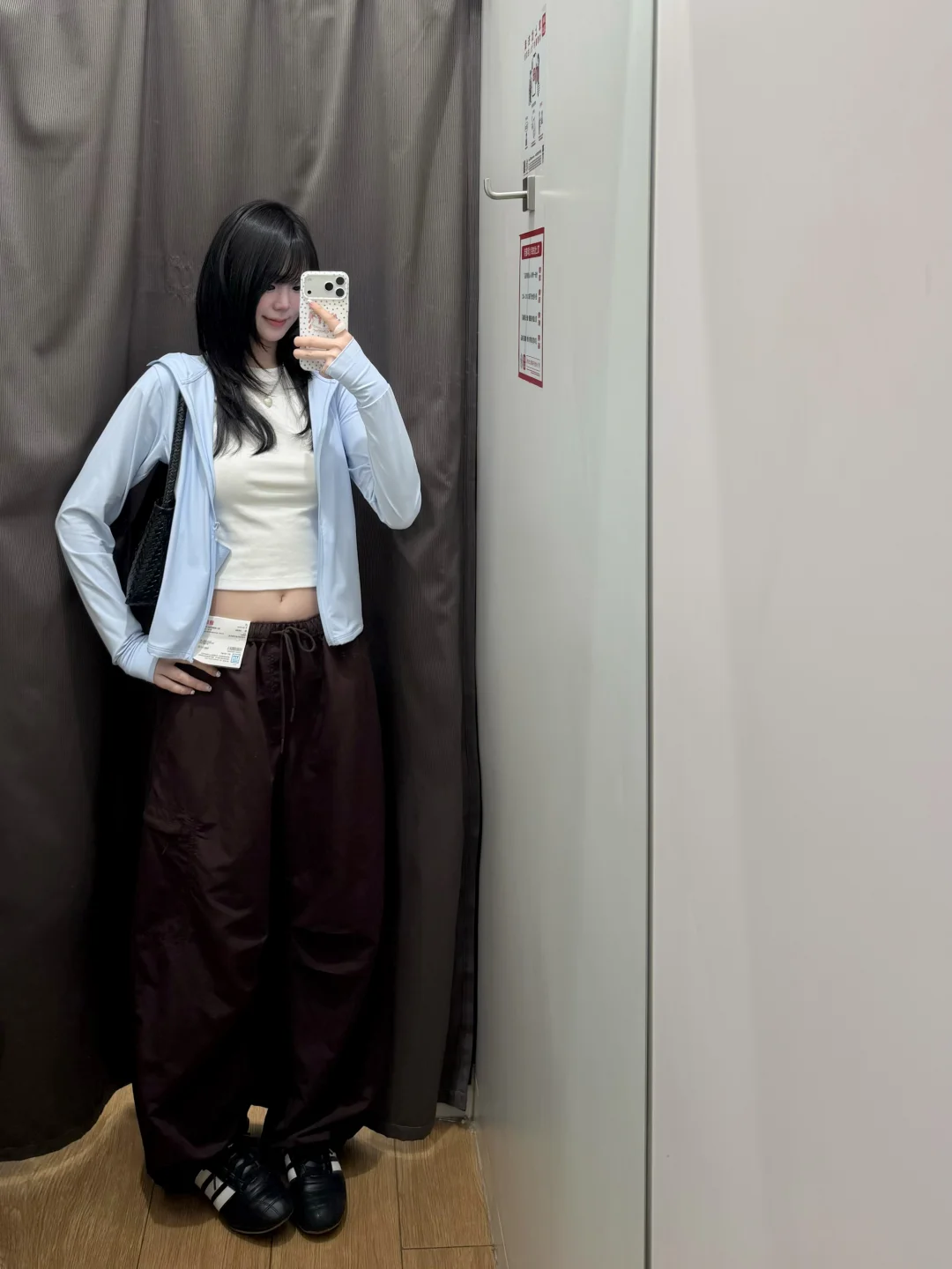 优衣库防晒这一块🩵时髦像呼吸一样简单 ！