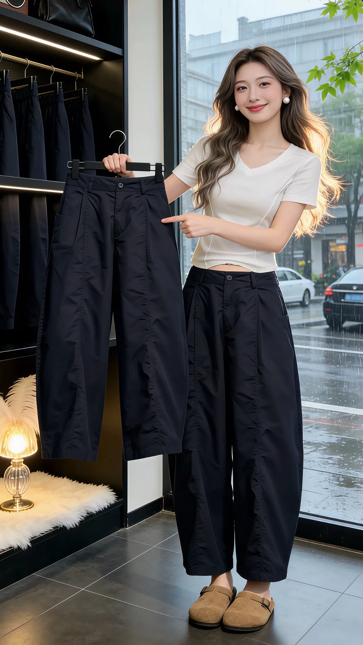 这才是女生们想找的裤子吧 修饰腿型的裤子 百搭神裤人手一条 一眼就爱上...