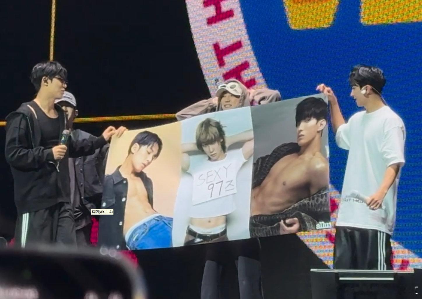 #金珉奎徐明浩李硕珉腹肌三折叠# 金珉奎徐明浩李硕珉也是折叠上了，我说你们91l