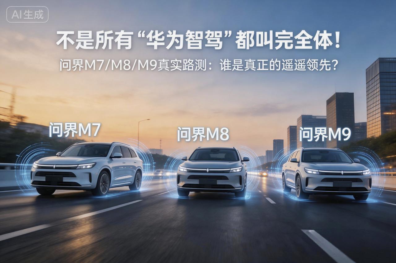 不是所有“华为智驾”都叫完全体！问界M7/M8/M9真实路测：谁是真正的遥遥领先