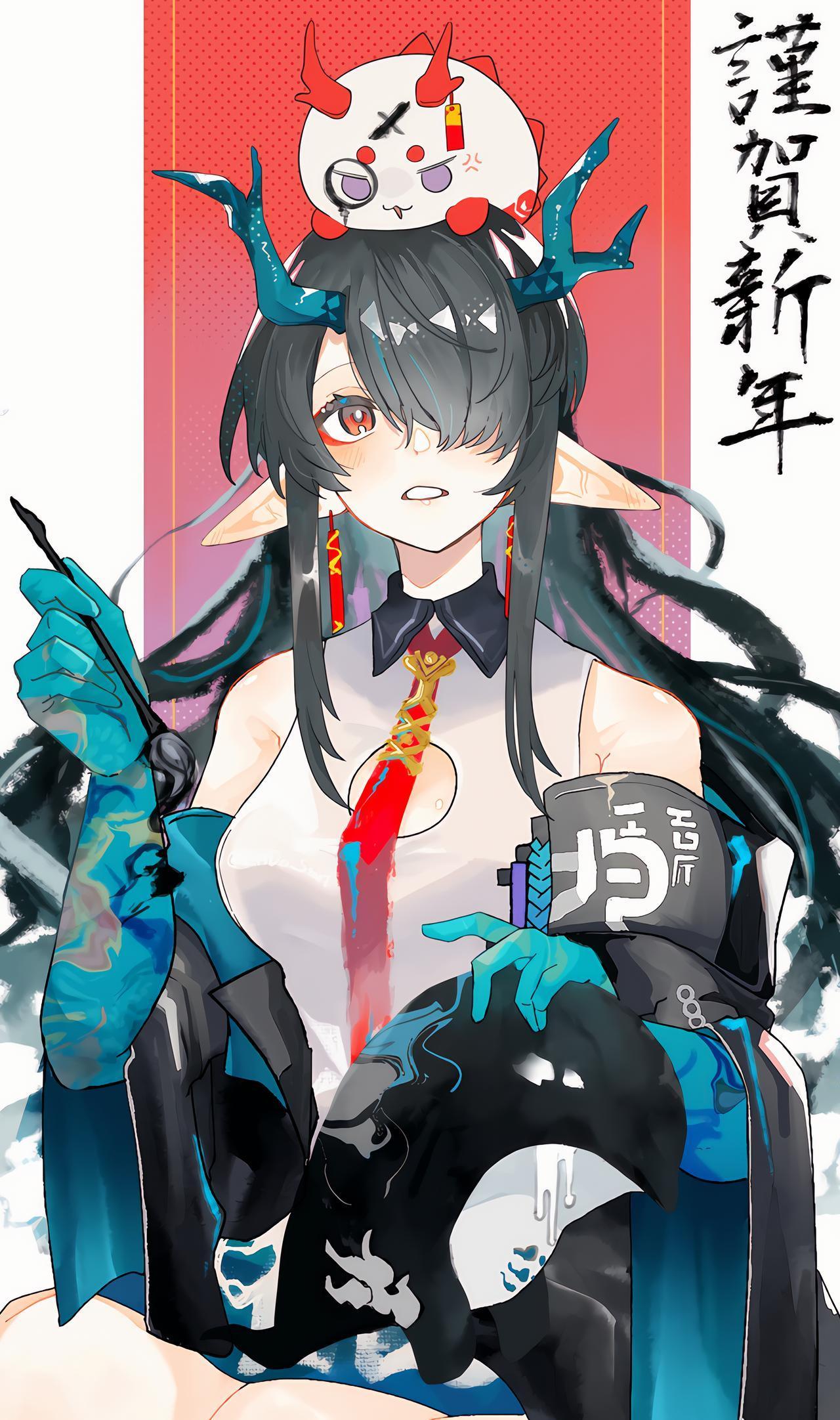 新年？人这一生已经够短暂了，就好像对着方寸画卷还要仔细分割，想着这一块画什么、那