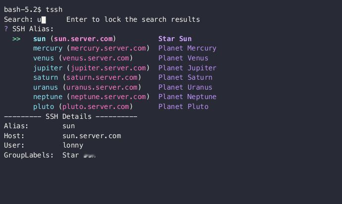 tssh ，特别适用于在弱网环境（如4G网络）或跨国网络中使用 ssh 的场景服
